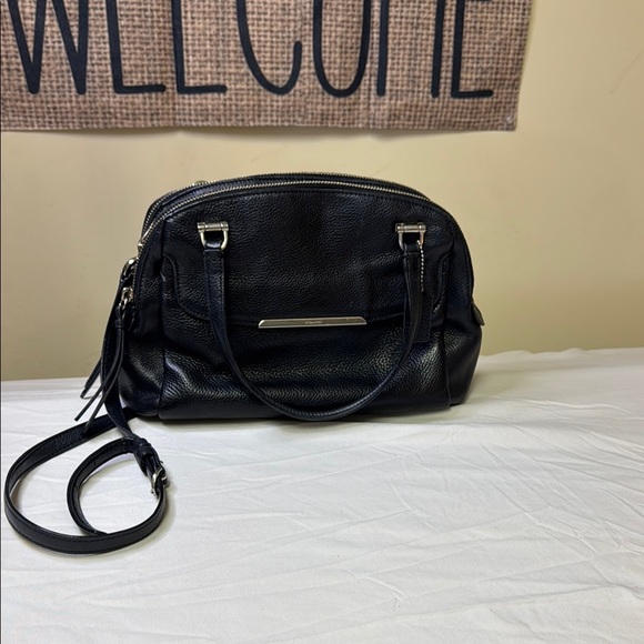 Coach Black Crossbody Bag with Silver‎ Accents double hangtag - Picture 2 of 16